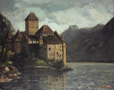 The Château de Chillon by Gustave Courbet